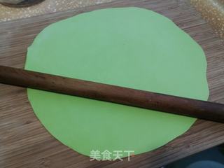 菠菜手擀面的做法步骤:4