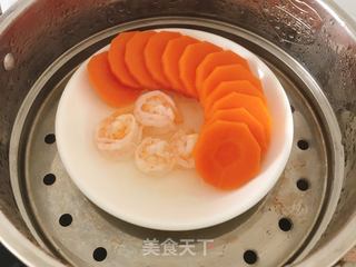胡萝卜鲜虾泥的做法步骤:3