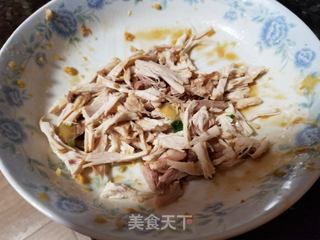 鸡丝小米粥的做法步骤:2