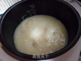 鸡丝小米粥的做法步骤:4