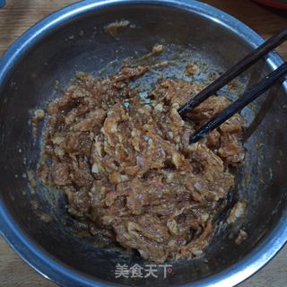 猪肉茴香饺子的做法步骤:4
