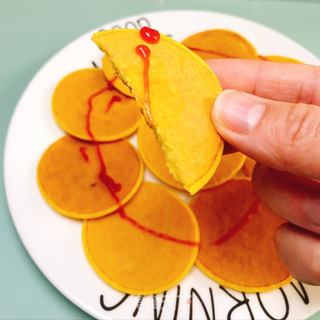 南瓜小松饼的做法步骤:11