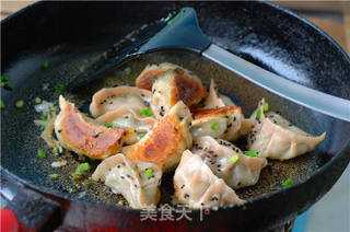 鲜肉煎饺的做法步骤:7