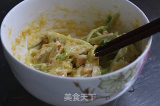 萝卜丝虾仁饼的做法步骤：6