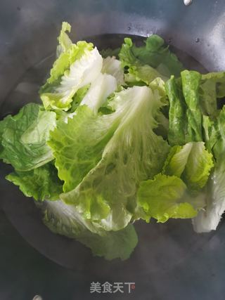 蚝油生菜的做法步骤:5
