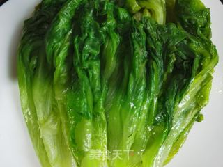 蚝油生菜的做法步骤:6