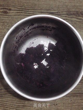 紫薯糯米丸子的做法步骤：2