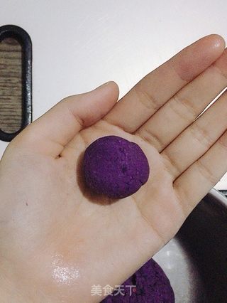 紫薯糯米丸子的做法步骤：6