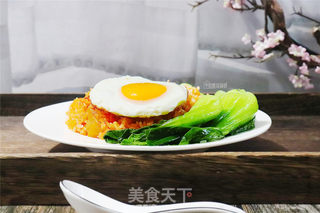 辣白菜炒饭的做法步骤:8