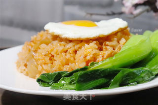 辣白菜炒饭的做法步骤:11
