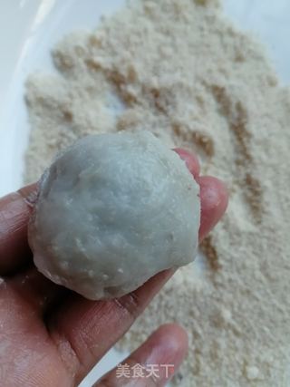 芋头红豆糯米糍的做法步骤:16