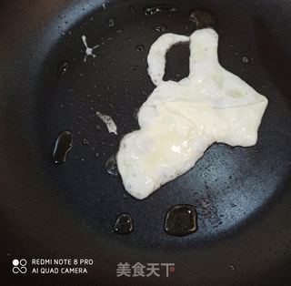 黄金白玉翡翠炒饭的做法步骤：3