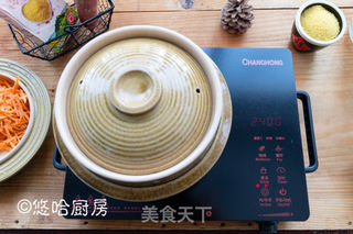 红薯小米粥的做法步骤:3