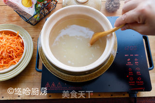 红薯小米粥的做法步骤:4