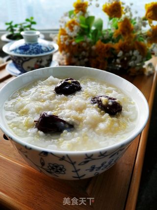 红枣大黄米稀饭的做法步骤:6