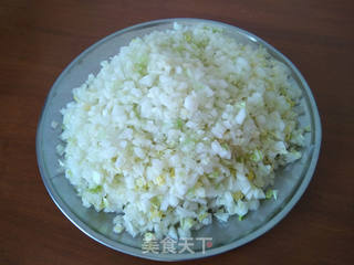 香菇白菜馅发面蒸饺的做法步骤:7