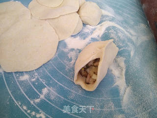 香菇白菜馅发面蒸饺的做法步骤:10