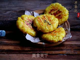 玉米饼的做法步骤：8