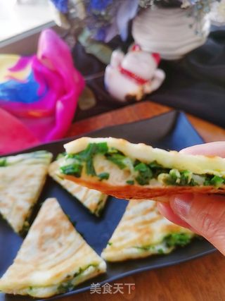 韭菜鸡蛋馅饼的做法步骤:15