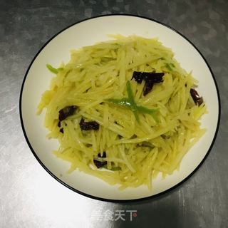 酸辣土豆丝的做法步骤:5