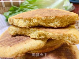 玉米豆面贴饼子的做法步骤：7