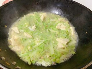 熬白菜豆腐的做法步骤:5