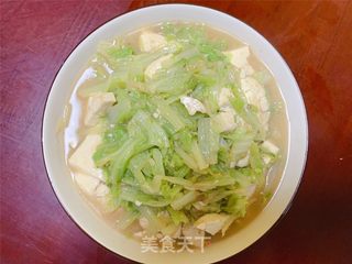 熬白菜豆腐的做法步骤:6