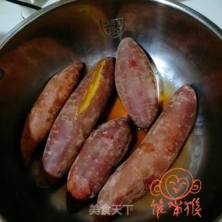 红薯棋子饼的做法步骤：1