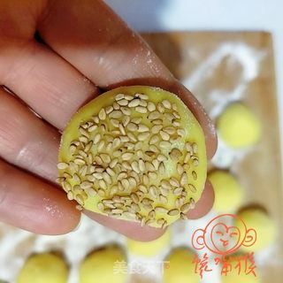红薯棋子饼的做法步骤:13