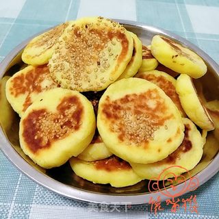 红薯棋子饼的做法步骤:18