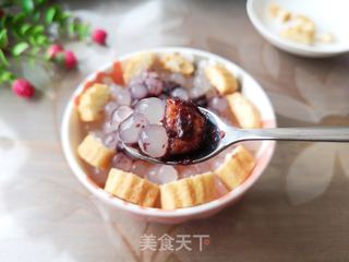 蓝莓西米羹的做法步骤:6
