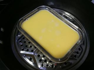 虾仁南糕炖蛋的做法步骤:7