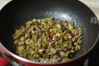 酸豆角鸭米煲仔饭的做法步骤:14
