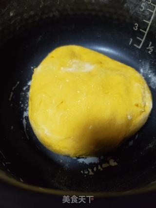 韭菜鲜肉馅南瓜蒸饺的做法步骤:6