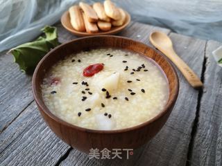 小米山药粥的做法步骤:8
