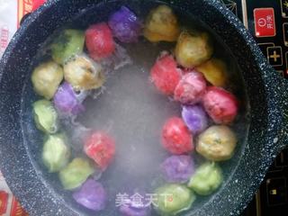 美味彩色饺子的做法步骤:15