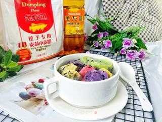 美味彩色饺子的做法步骤:16