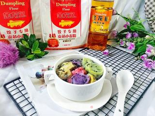 美味彩色饺子的做法步骤:19
