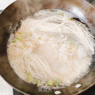 花生菠菜面的做法步骤:4