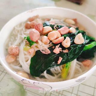 花生菠菜面的做法步骤:6