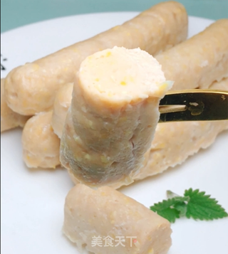 鸡肉玉米肠的做法步骤:9