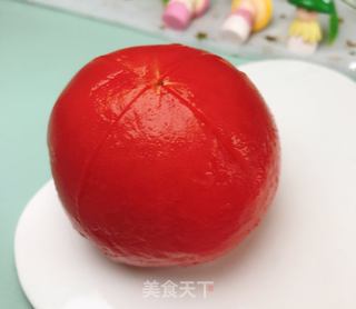 宝宝辅食番茄山药泥的做法步骤:3