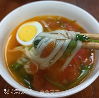 西红柿汤面的做法步骤：6