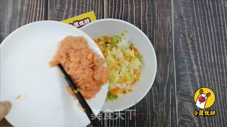 宝宝生鲜,三文鱼蒸饭,适合8个月➕宝宝食用【小鹿优鲜】的做法步骤:6
