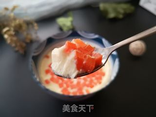 牛奶胡萝卜蛋羹的做法步骤:6