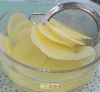 自制薯片的做法步骤:4