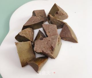 猪肝腐竹泥的做法步骤:4