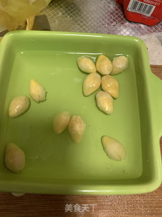 肉片木耳白果炒西兰花的做法步骤：5