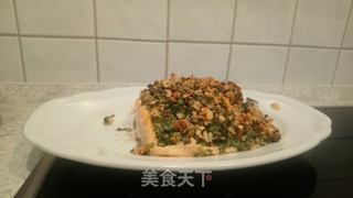 #双草核桃烤鲑鱼的做法图解9