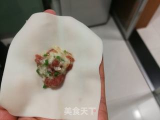 肉末山药小馄饨的做法步骤:5